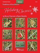 Tradition of Excellence Holiday Classics Conductor band method book cover